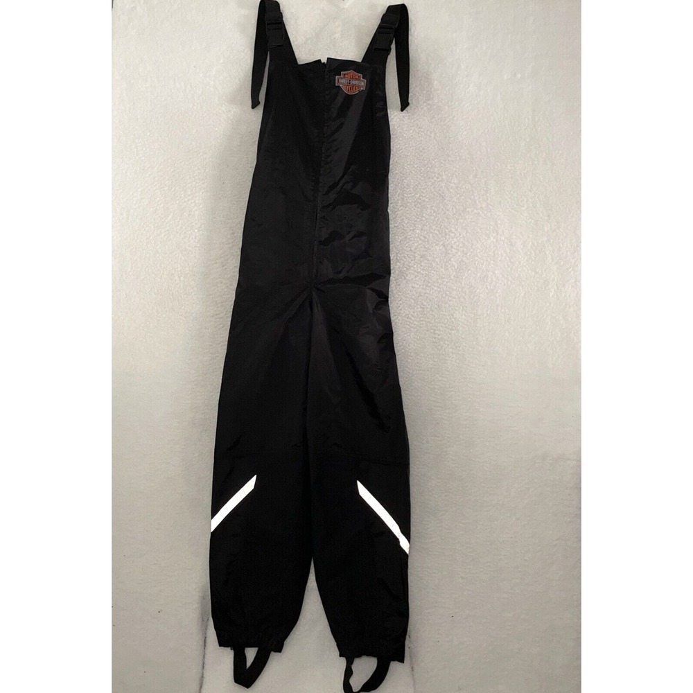 Harley Davidson Riding Overalls Bibs Men Size S Nylon Rain Biker Motorcycle READ